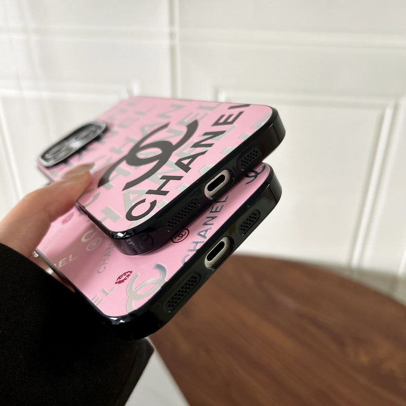 CC Pink & Black iPhone Case