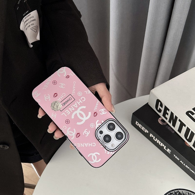 CC Pink & Black iPhone Case