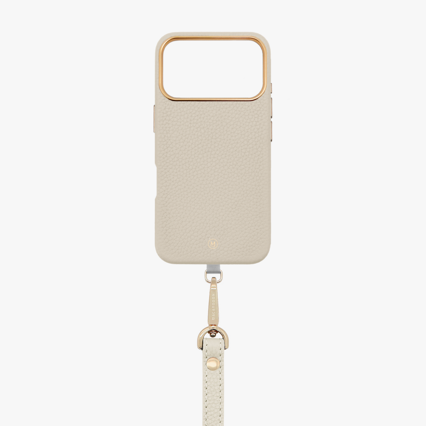 iPhone 17 Pro Leather MagSafe Case with Wrist Leather Strap