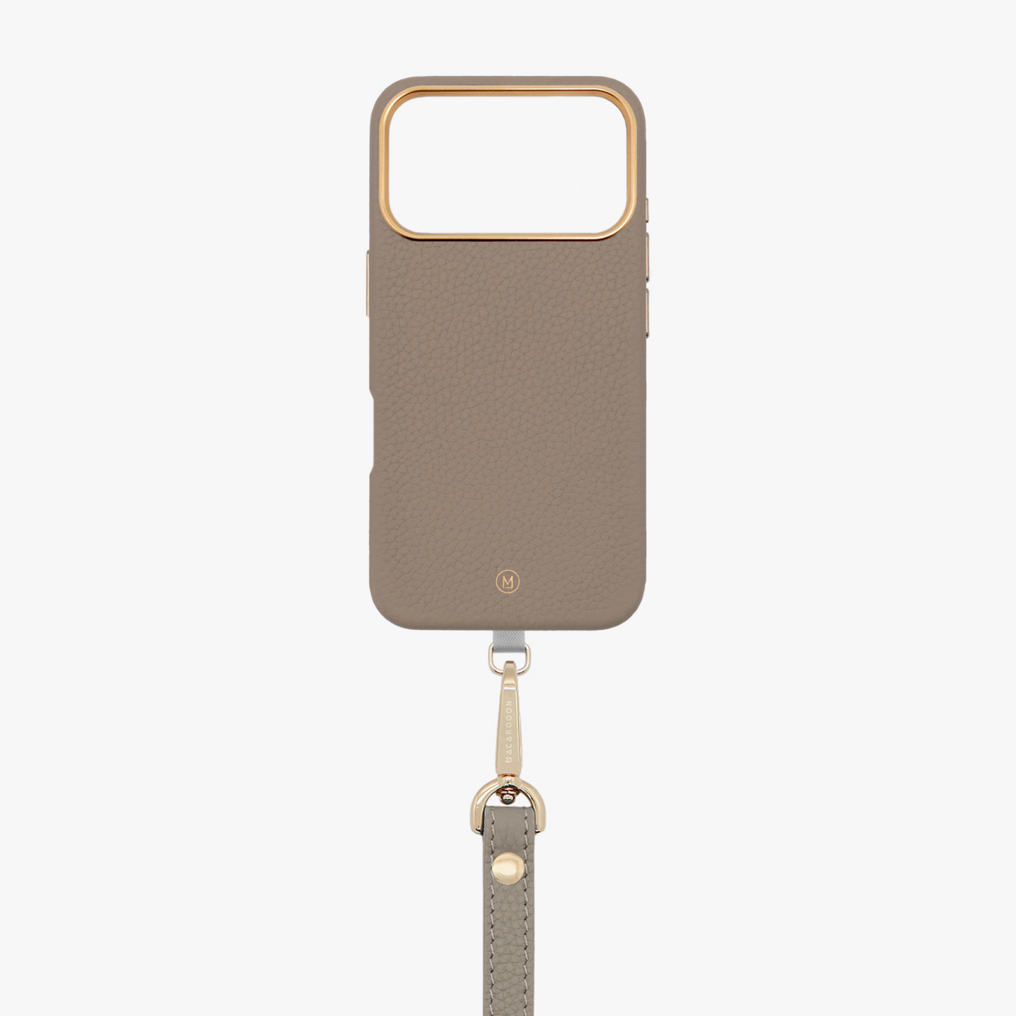 iPhone 17 Pro Leather MagSafe Case with Wrist Leather Strap