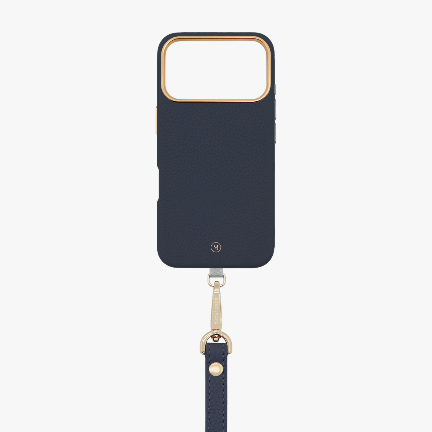 iPhone 17 Pro Leather MagSafe Case with Wrist Leather Strap