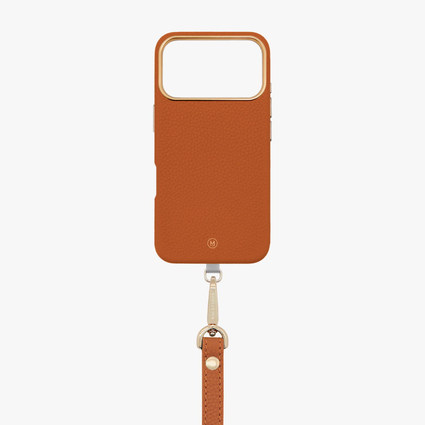 iPhone 17 Pro Leather MagSafe Case with Wrist Leather Strap