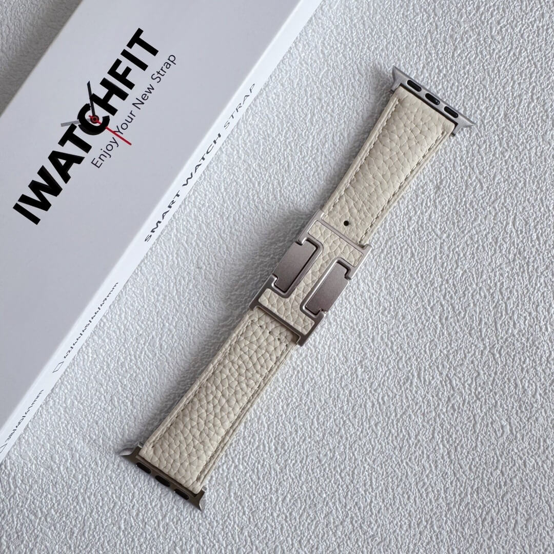Fashion H Leather Strap