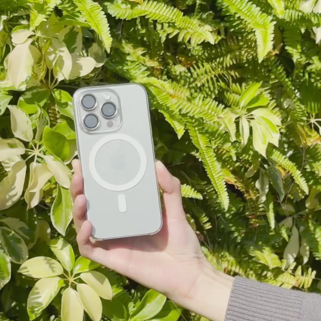 iPhone 17 Pro HD Clear Case with MagSafe Trifold Wallet Set