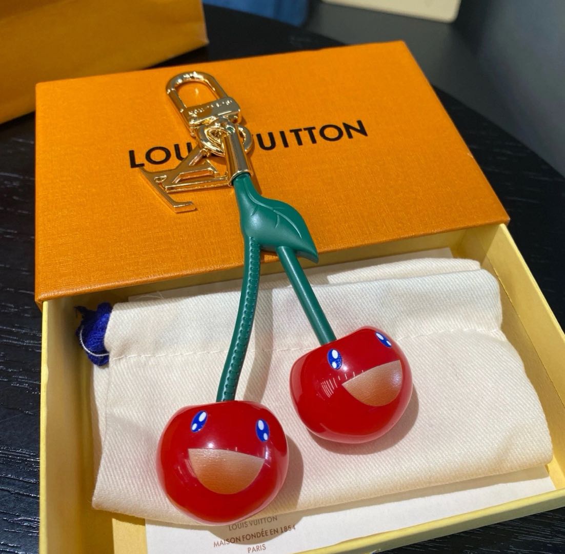 🌟 L$V Cherry Keychain: Cute + Luxury, All in One 🍒✨